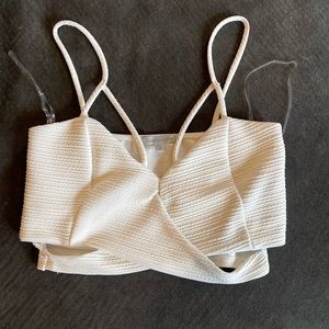 Charlotte Russe tube top white size small